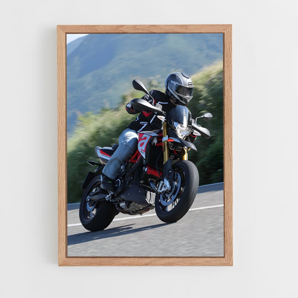 Poster Dorsoduro 900 Éclatant – affiche Aprilia (vue 4)